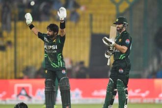 Rizwan, Agha put on record 260-run partnership for fourth wicket, surpassing previous best of 206