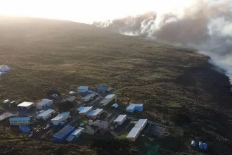 Half of French island in Indian Ocean burnt by wildfire