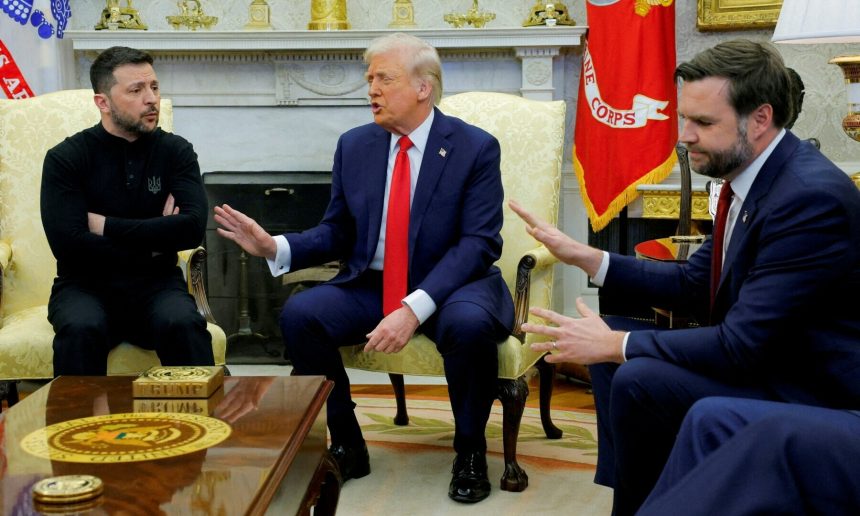 Trump pauses all US military aid to Ukraine after angry clash with Zelensky