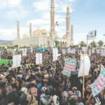 Yemenis take to the streets amid fresh US strikes