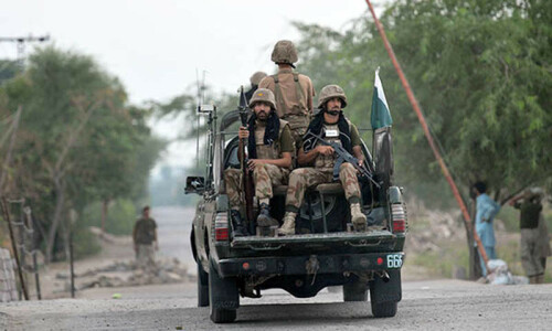 Key target among two terrorists neutralised in Lower Dir: ISPR