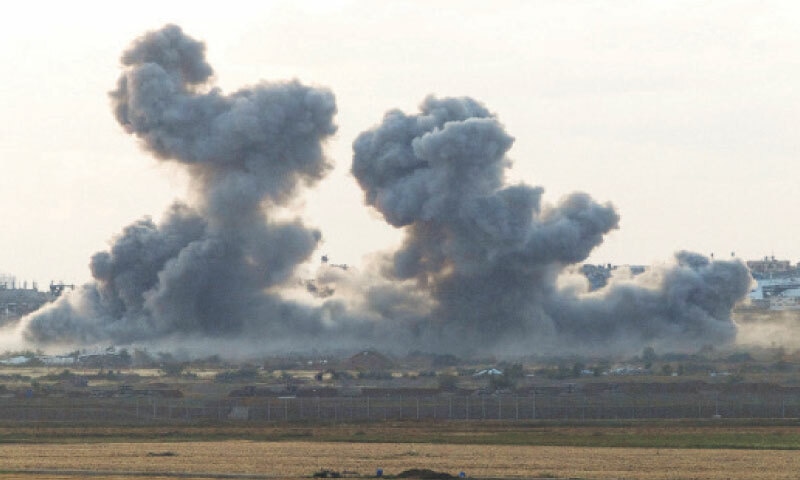 French, Palestinian leaders call for urgent ceasefire in Gaza