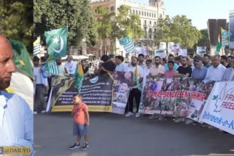 Chaudhry Naeem Akhtar, , arrives in Spain to raise his voice for the oppressed and subjugated Kashmiris