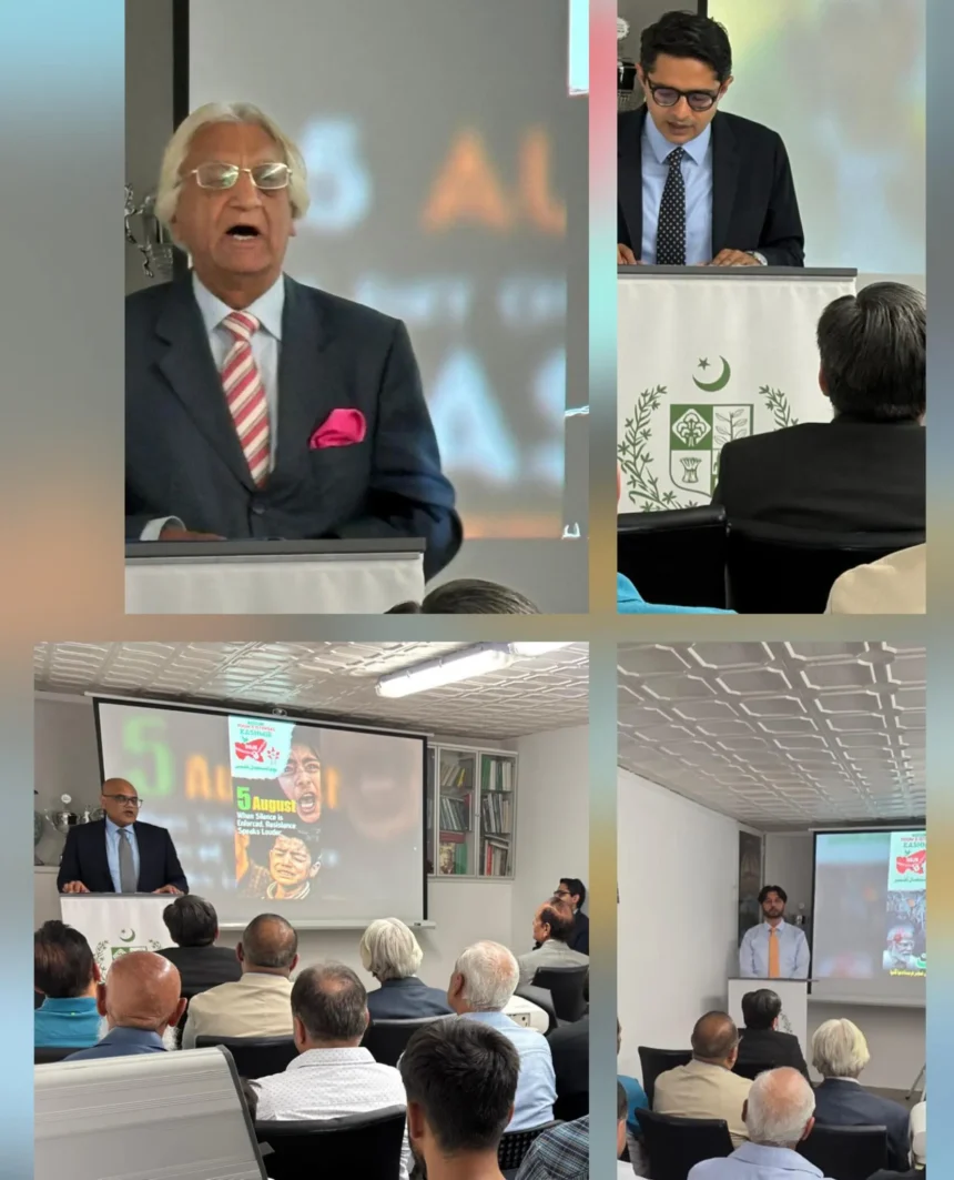 Pakistani Community Observes Youm-e-Istehsal to Reaffirm Pakistan’s Diplomatic, Moral and Political Support to the Just Struggle of the People of Kashmir.