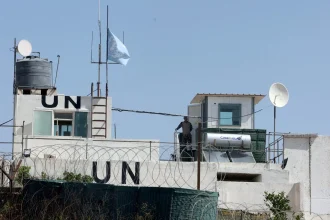 Israel drops grenades near peacekeepers in Lebanon