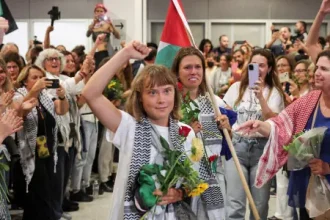 Greta Thunberg calls out governments for ‘continuing to fuel’ Israeli genocide in Gaza