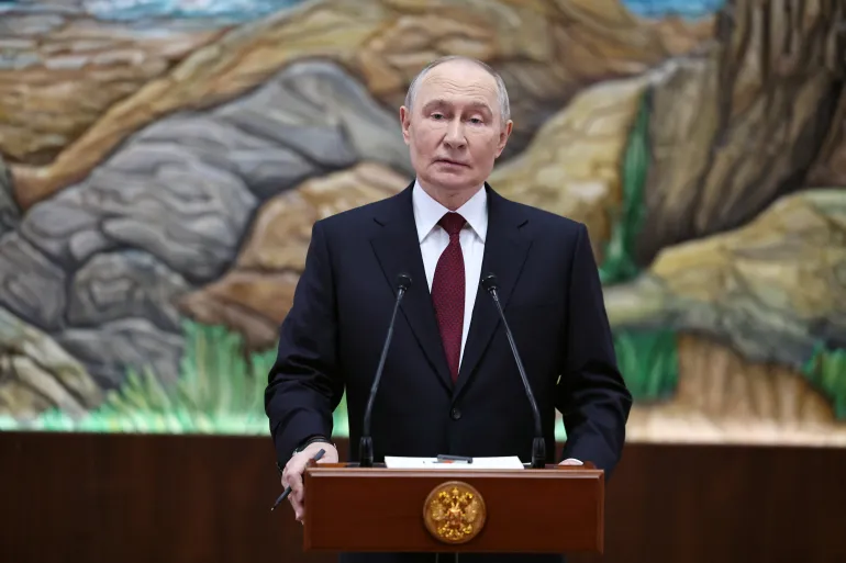 Putin says he is ready to guarantee in writing no Russian attack on Europe