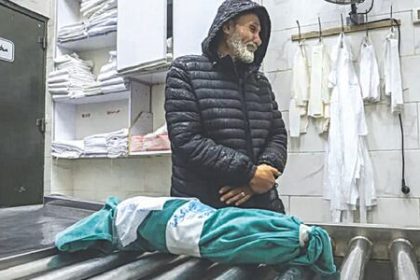 Newborn baby freezes to death in storm-hit Gaza