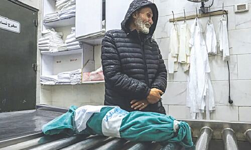 Newborn baby freezes to death in storm-hit Gaza