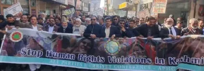 International Human Rights Day Marked with Major Rally in Kotli Demand for Global Action Against Human Rights Violations in IIOJK