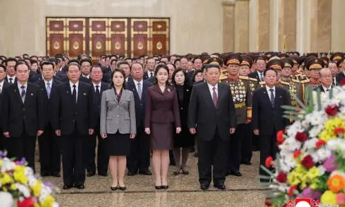 North Korean leader’s daughter fuels succession speculation with mausoleum visit