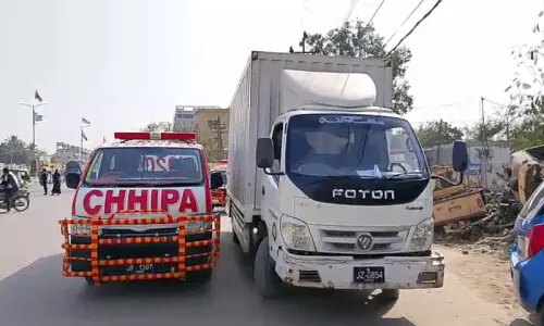 Female biker killed after being hit by trailer in Karachi’s Landhi; driver flees